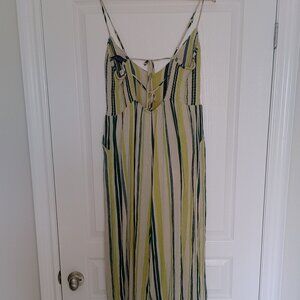 Jumpsuit Romper Bohemian size large wide leg